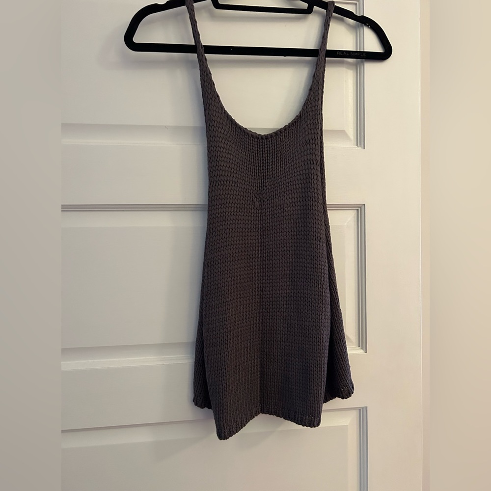Chan Luu Grey Tank, Size Small